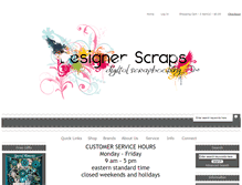 Tablet Screenshot of designerscraps.com